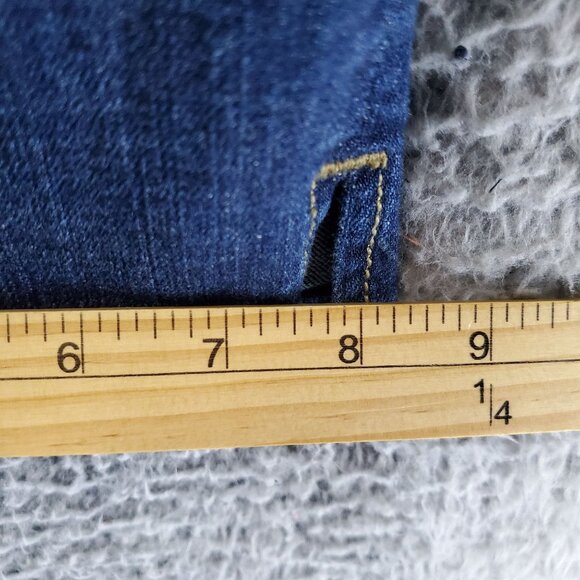 Lane Bryant Jeans Womens Size 16 Blue Denim Stretch Capri Classic Fit - Picture 9 of 13